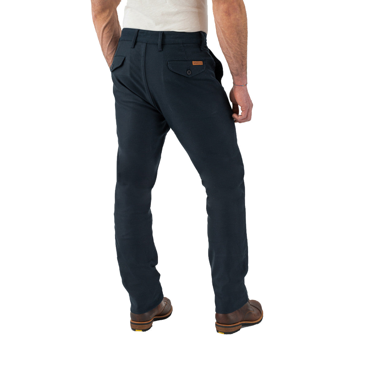 Rokker Chino Men's Motorcycle Trousers - Navy - Salt Flats Clothing