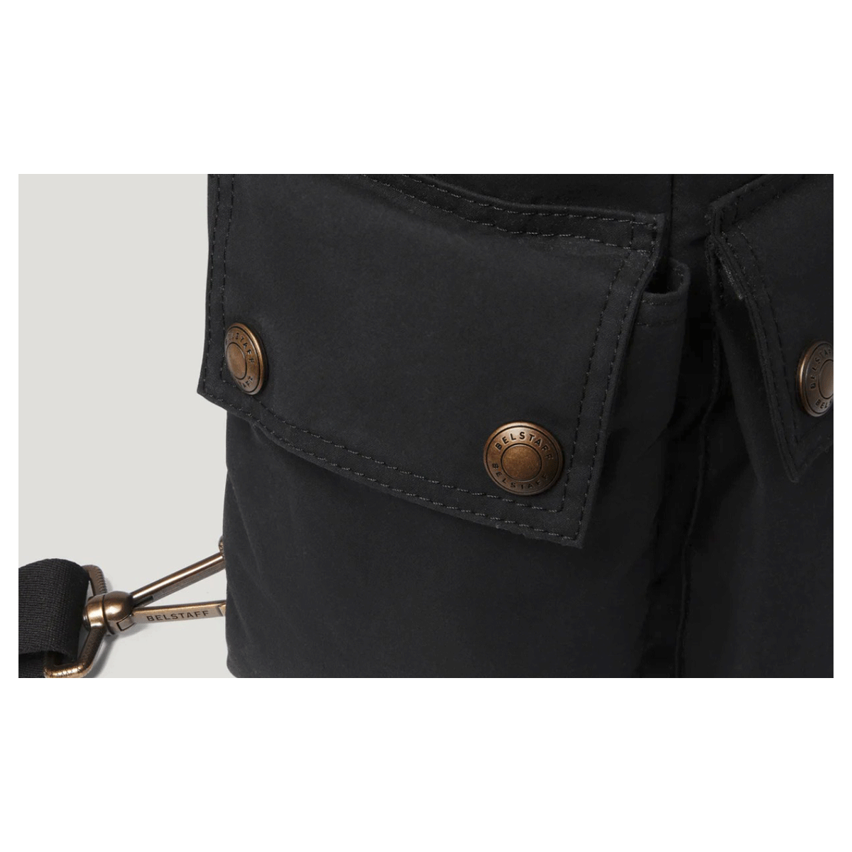 Belstaff Trialmaster 2-Way Tote Bag - Black - Salt Flats Clothing