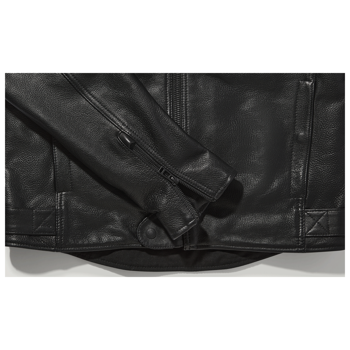 Belstaff Broughton Men's Waxed Leather Jacket - Black - Salt Flats Clothing