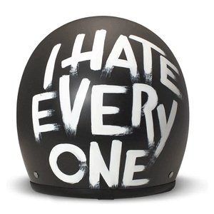 DMD Jet Retro Helmet R22-06 - I Hate Everyone - Salt Flats Clothing 