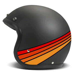 DMD Jet Retro Helmet R22-06 - Fuoco - Salt Flats Clothing