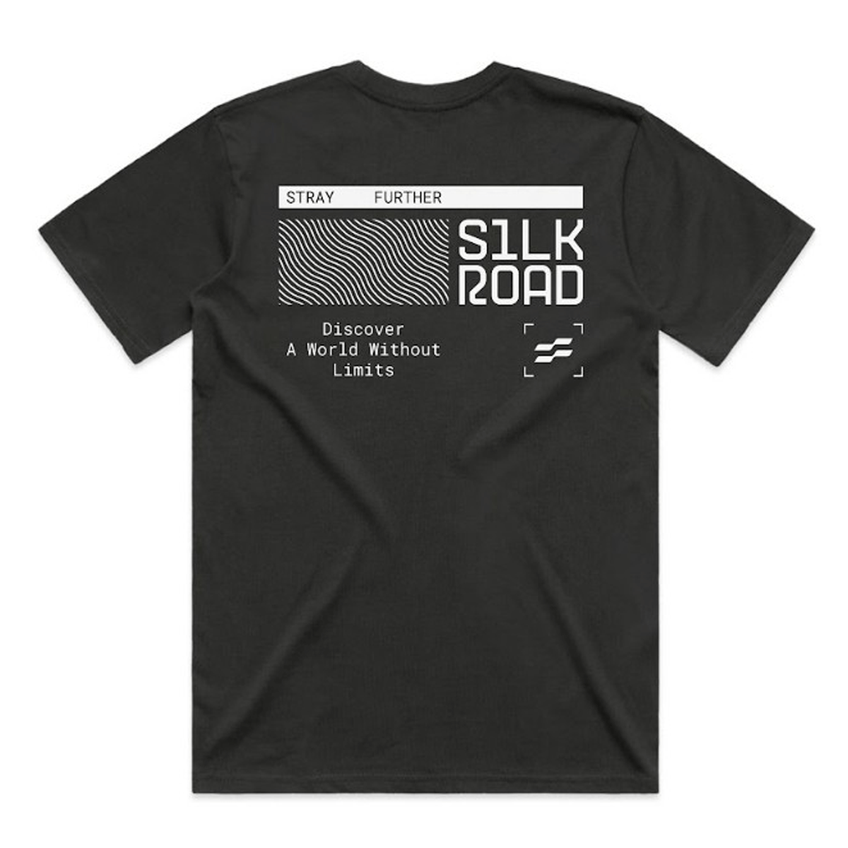 Silk Road Bar Core T-Shirt - Coal - Salt Flats Clothing