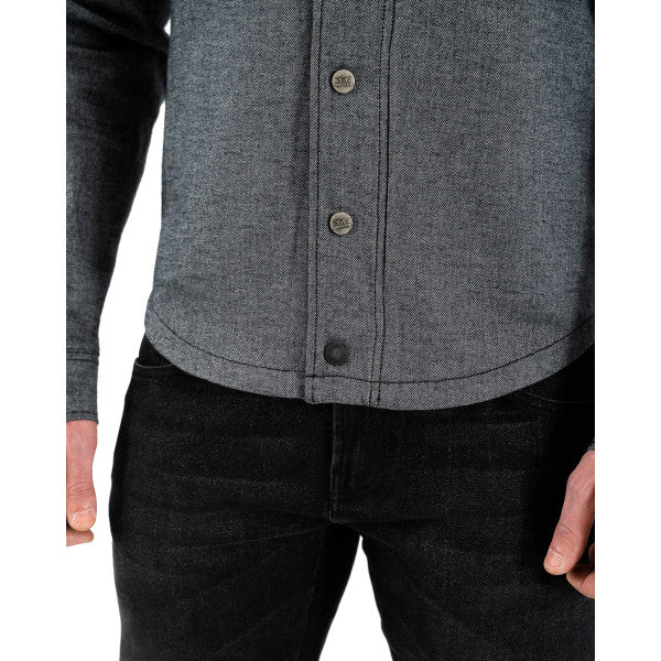 Rokker Boston Rider Shirt - Grey - Salt Flats Clothing
