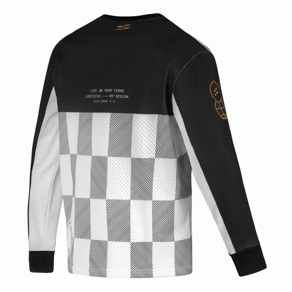 Silk Road Motocross Jersey - Black - Salt Flats Clothing