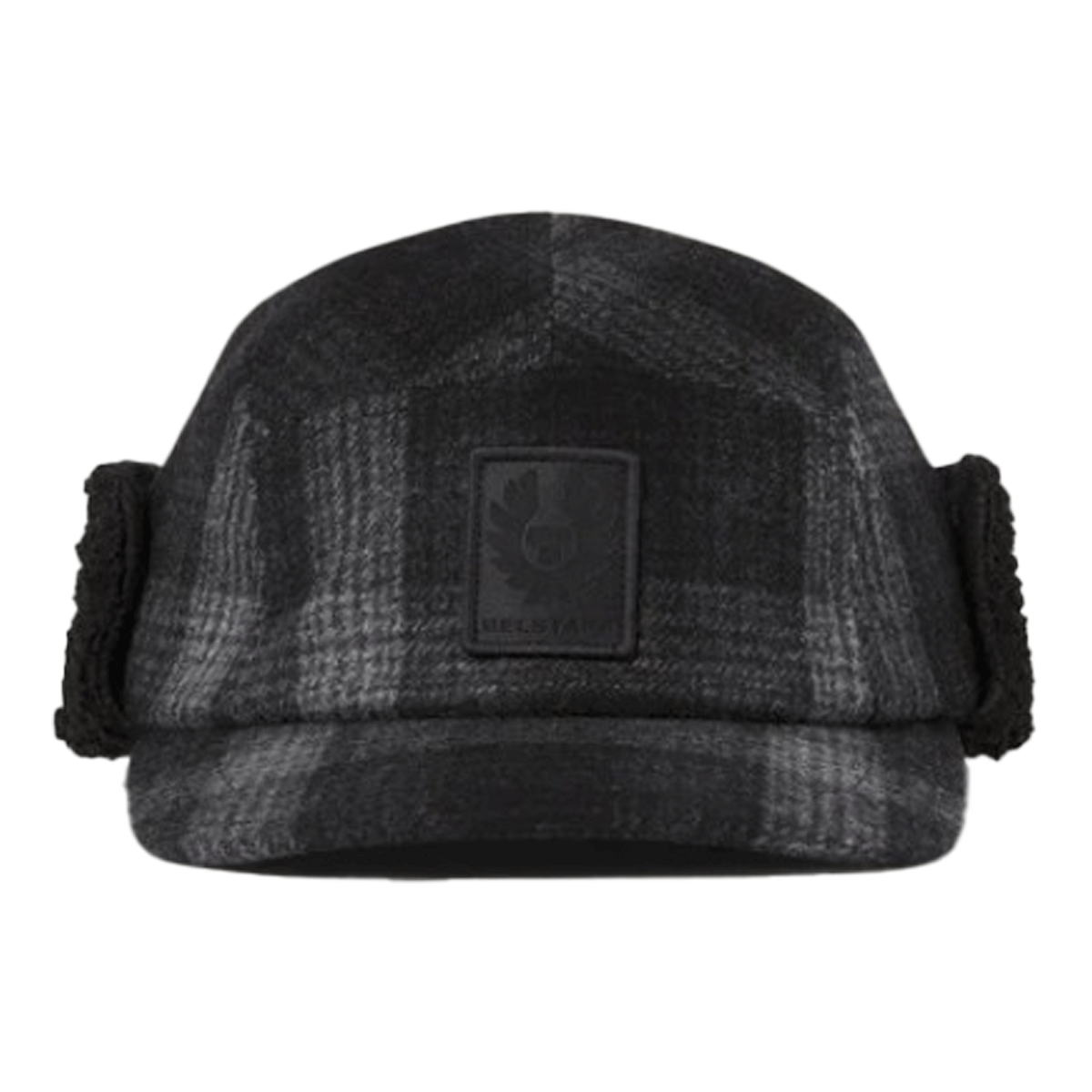 Belstaff Trail Check Wool Hat - Multi Grey - Salt Flats Clothing