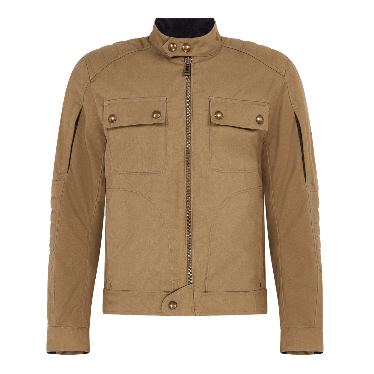 Belstaff Roberts Men's Tech Cotton Canvas Jacket - Olive - Salt Flats Clothing