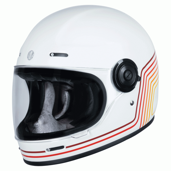 Origine Vega 22.06 Full Face Helmet - Sunrise Red / White - Salt Flats Clothing