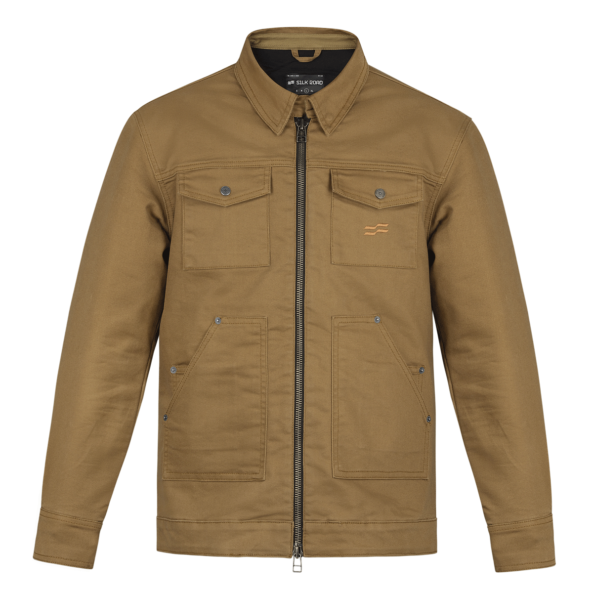 Silk Road Utility Men's Textile Jacket - Desert Brown - Salt Flats Clothing