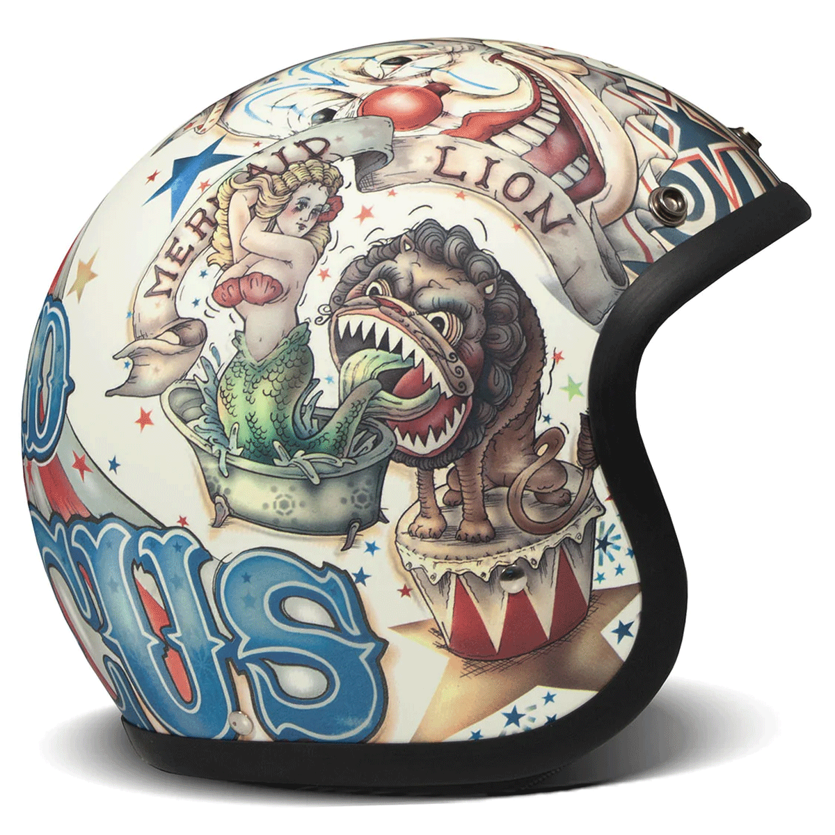 DMD Jet Retro Helmet R22-06 - Circus - Salt Flats Clothing