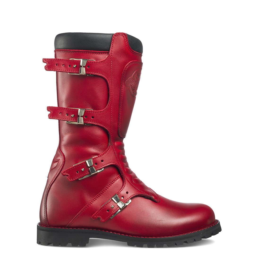 Stylmartin Continental Touring Boots - Red - Salt Flats Clothing