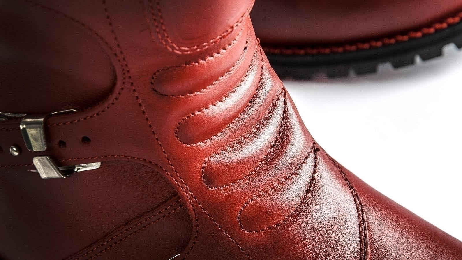 Stylmartin Continental Touring Boots - Red - Salt Flats Clothing