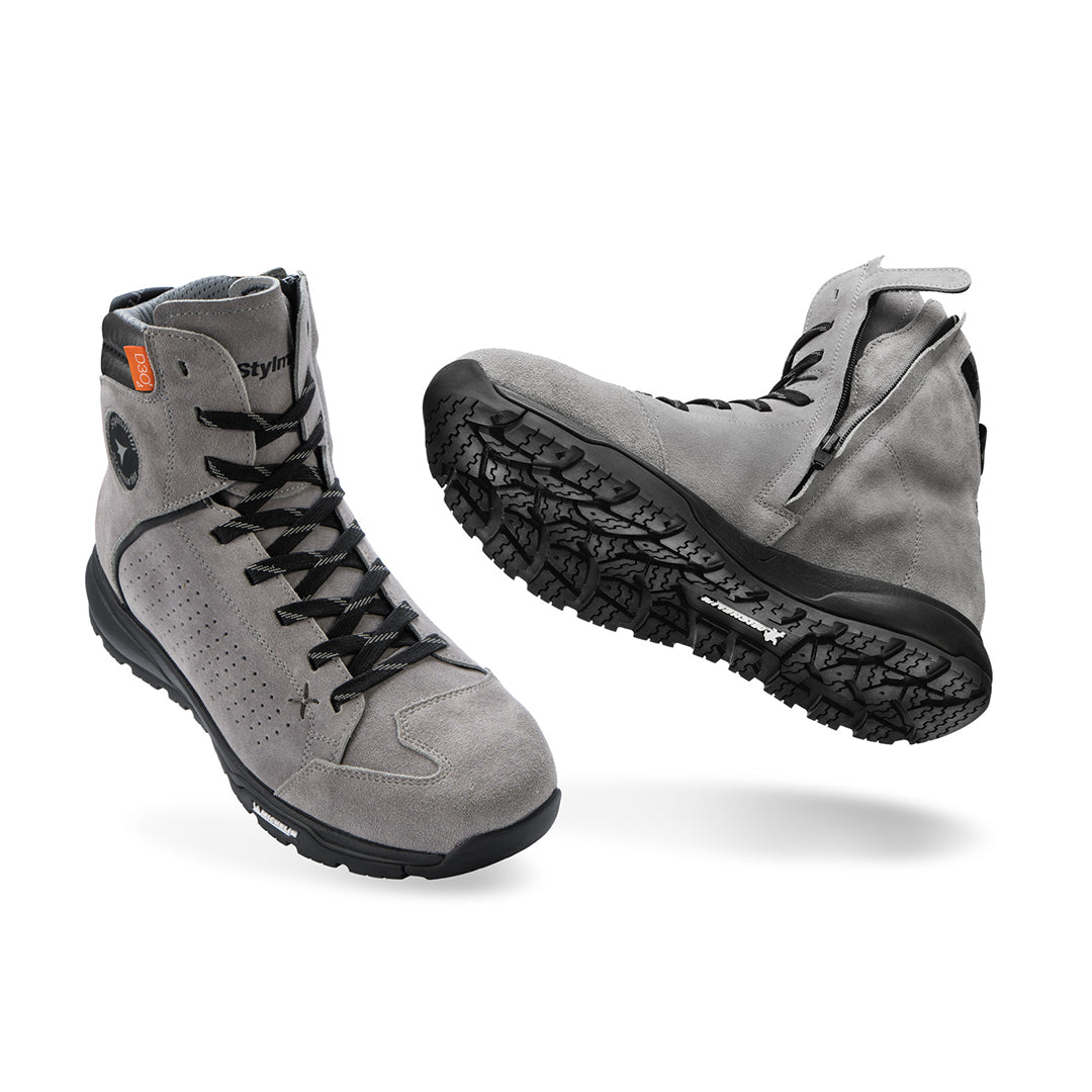 Stylmartin Zed Air Boots - Grey - Salt Flats Clothing