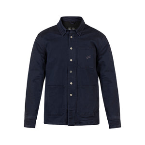 Silk Road Chore Men's Riding Shirt - Navy - Salt Flats Clothing