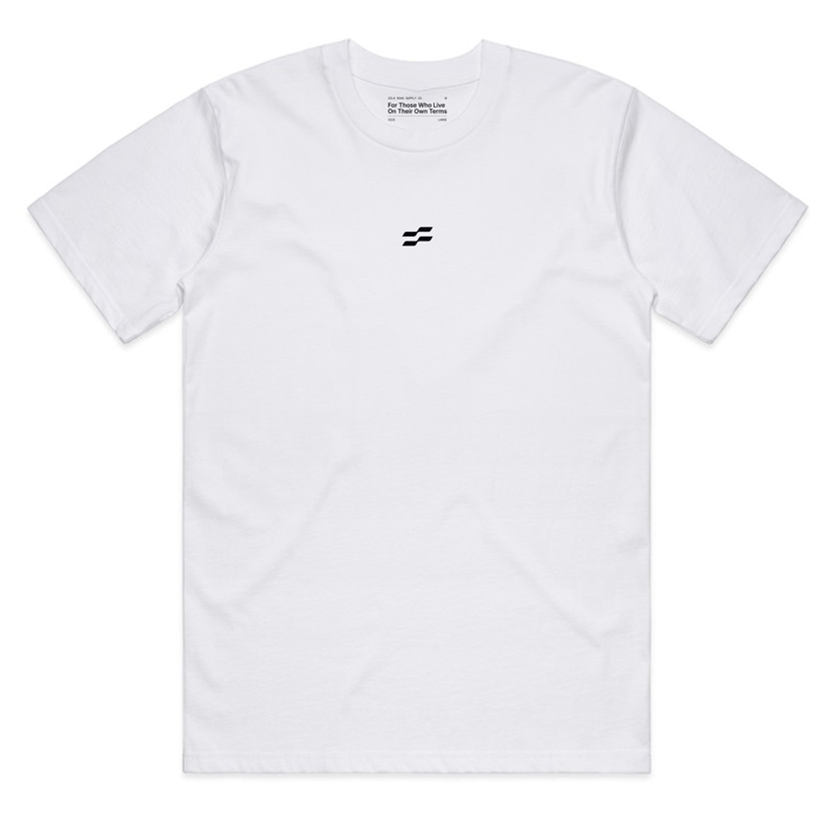 Silk Road Box Core T-Shirt - White - Salt Flats Clothing