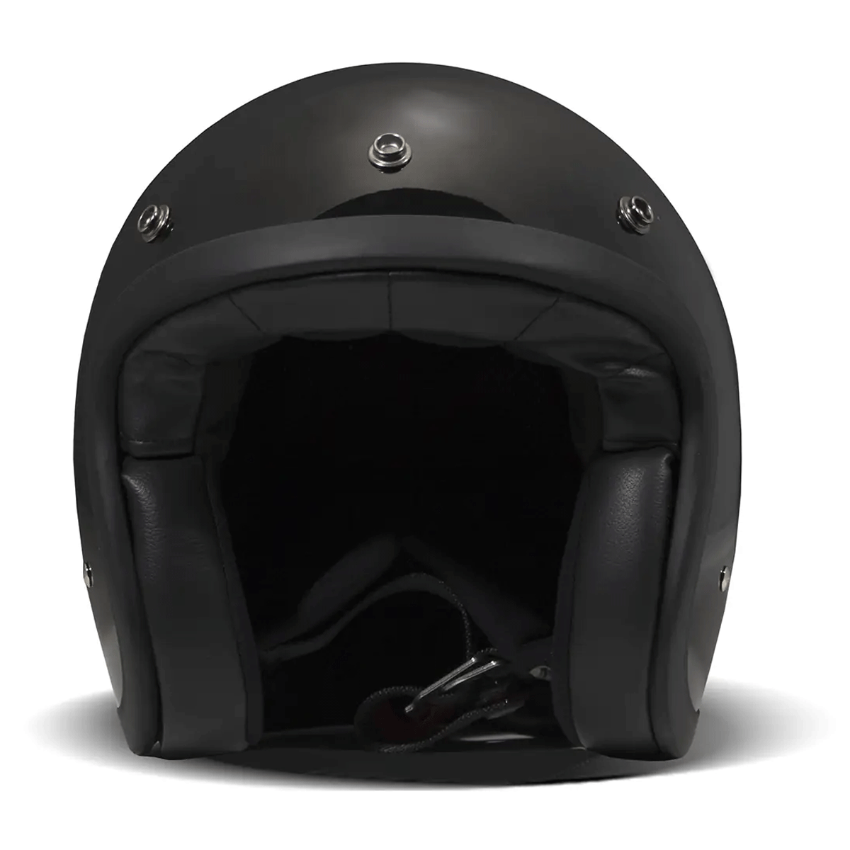 DMD Jet Retro Helmet R22-06 - Solid Black - Salt Flats Clothing