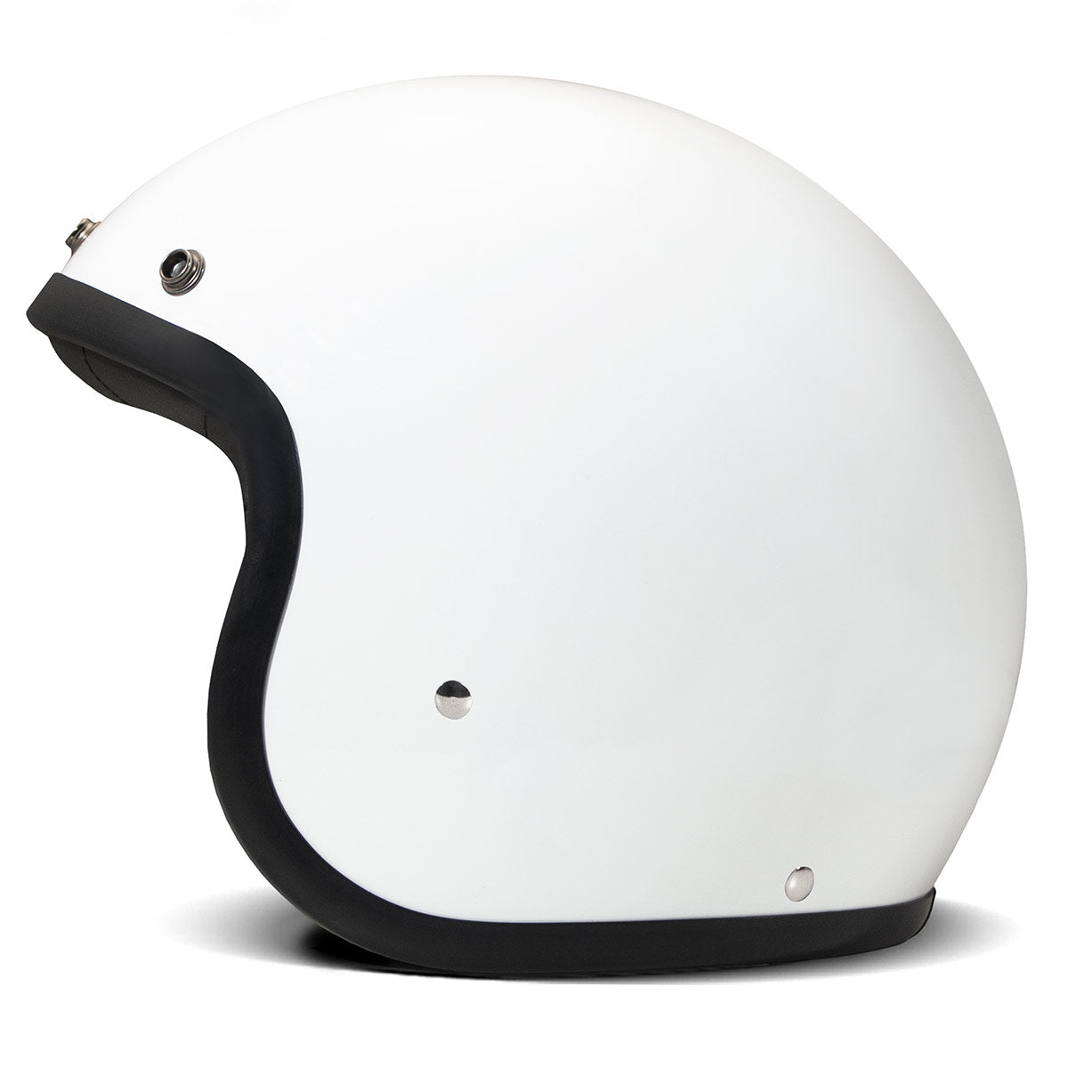 DMD Jet Retro Helmet R22-06 - Solid White - Salt Flats Clothing