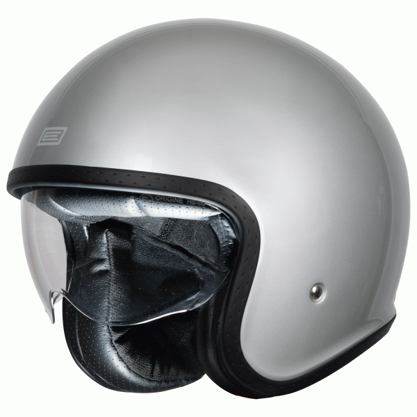 Origine Spirit 22.06 Open Face Helmet - Gloss Silver - Salt Flats Clothing
