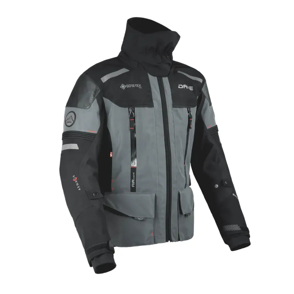 Dane Bornholm Gore-Tex Pro Jacket - Black/Grey Salt Flats Clothing