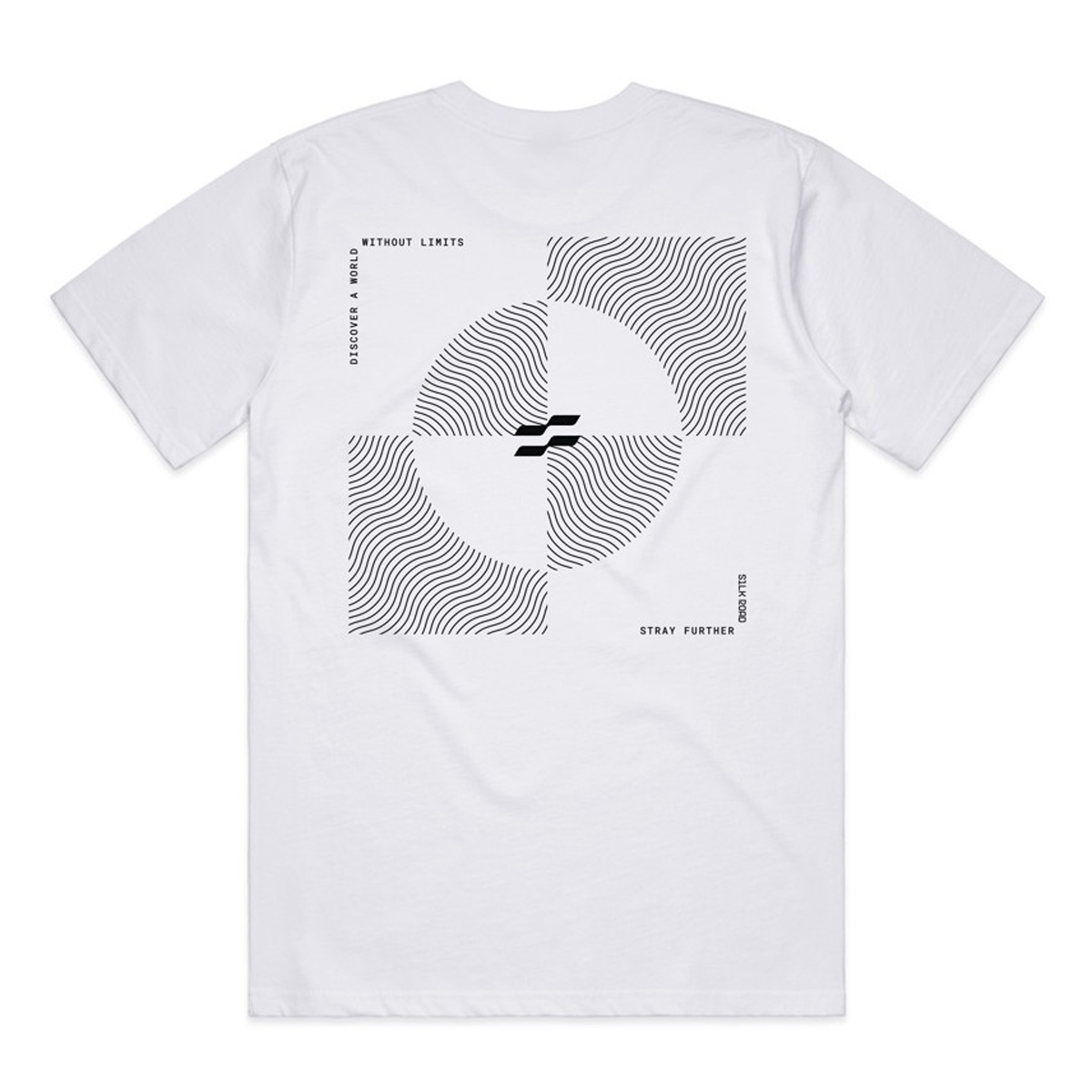Silk Road Box Core T-Shirt - White - Salt Flats Clothing