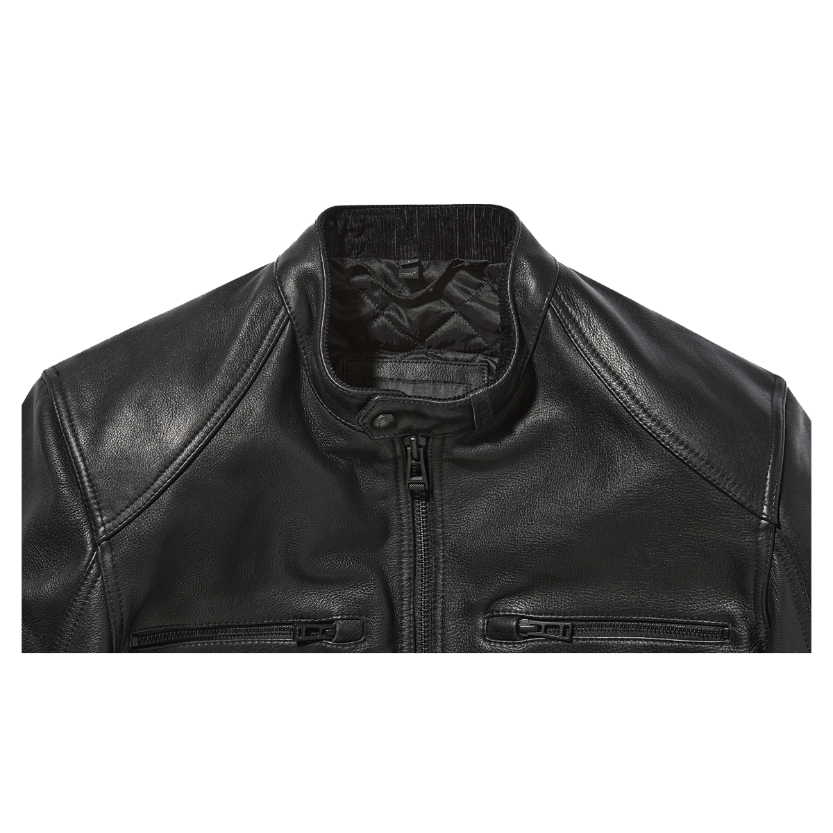 Belstaff Broughton Men's Waxed Leather Jacket - Black - Salt Flats Clothing