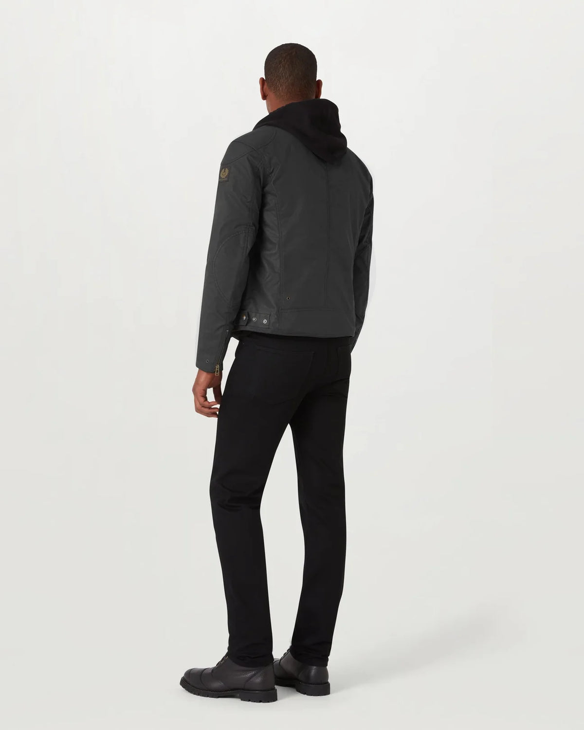Belstaff Ariel Jacket TechWax 8oz AA Black - Salt Flats Clothing