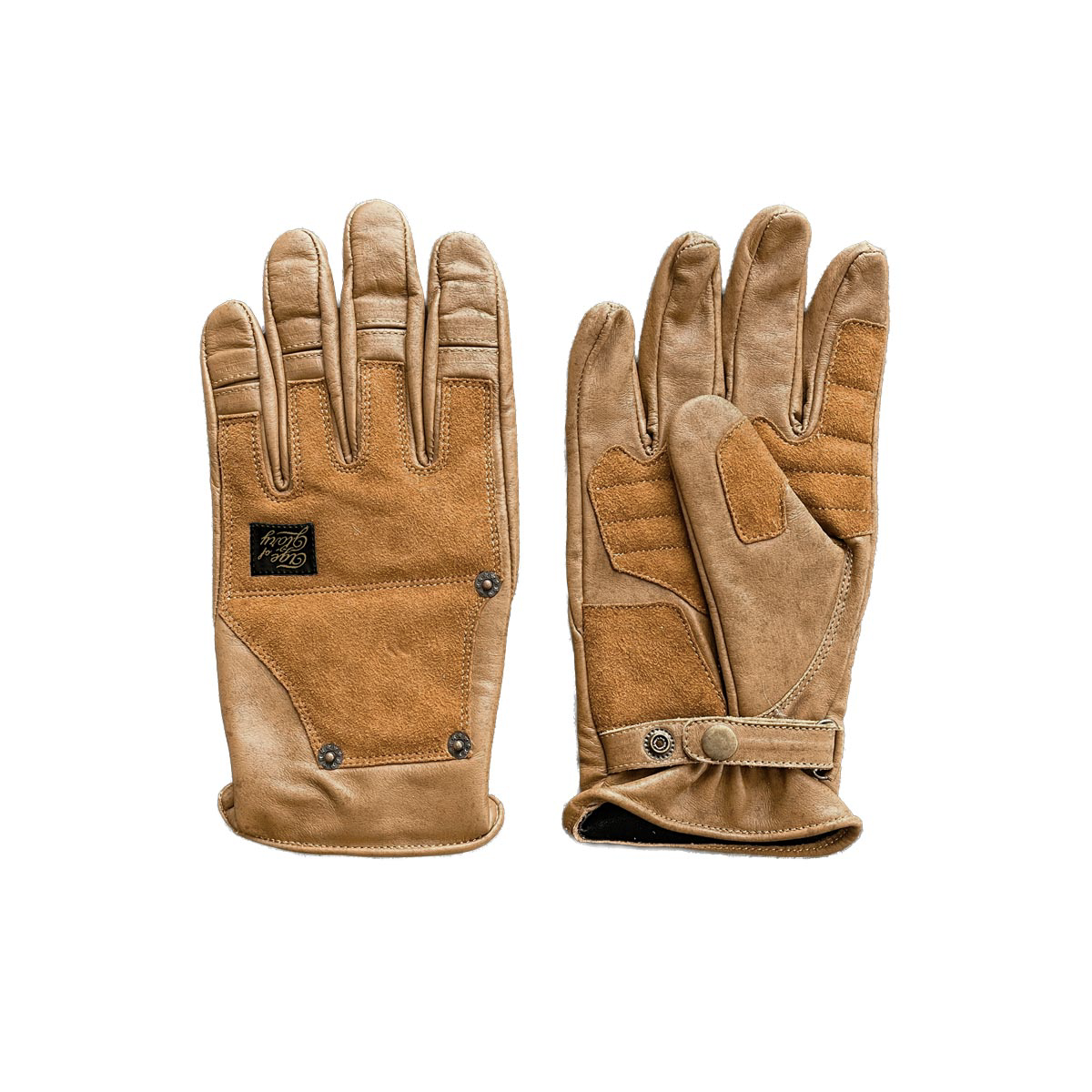 Age of Glory Crafter Motorcycle Gloves - Caramel - Salt Fats Clothing
