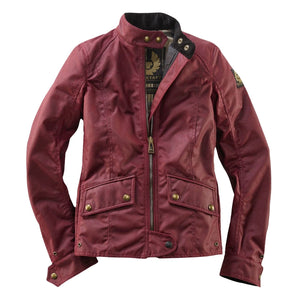 Belstaff Antrim Ladies Jacket TekWax 8oz - Racing Red - Salt Flats Clothing