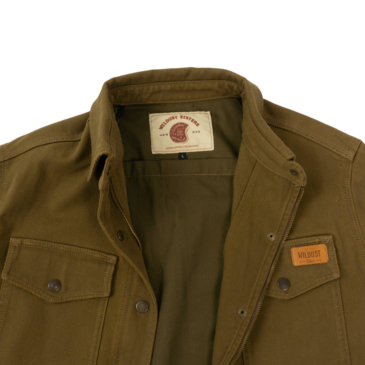 Wildust Sisters Armalith Moto Riding Shirt - Khaki - Salt Flats Clothing