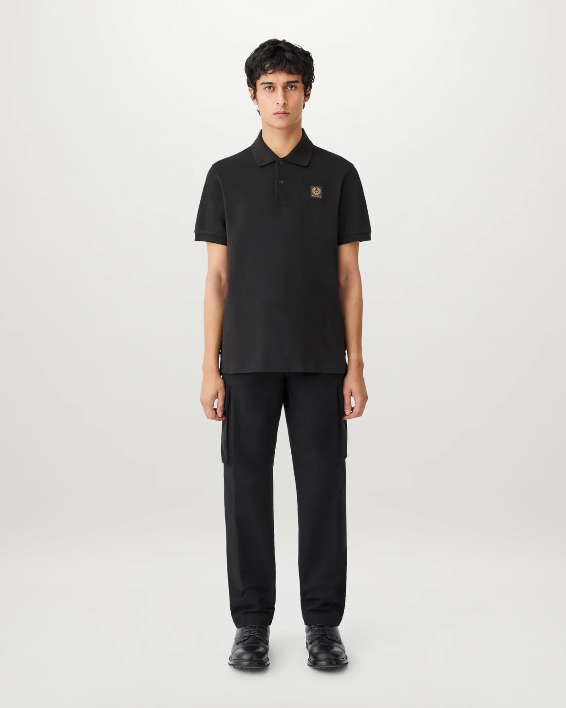 Belstaff Polo T-Shirt - Black - Salt Flats Clothing