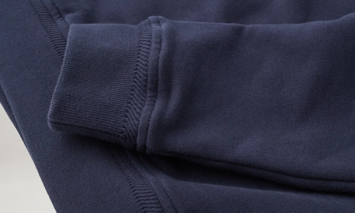 Belstaff Men's Quarter Zip Sweatshirt - Dark Ink - Salt Flats Clothing
