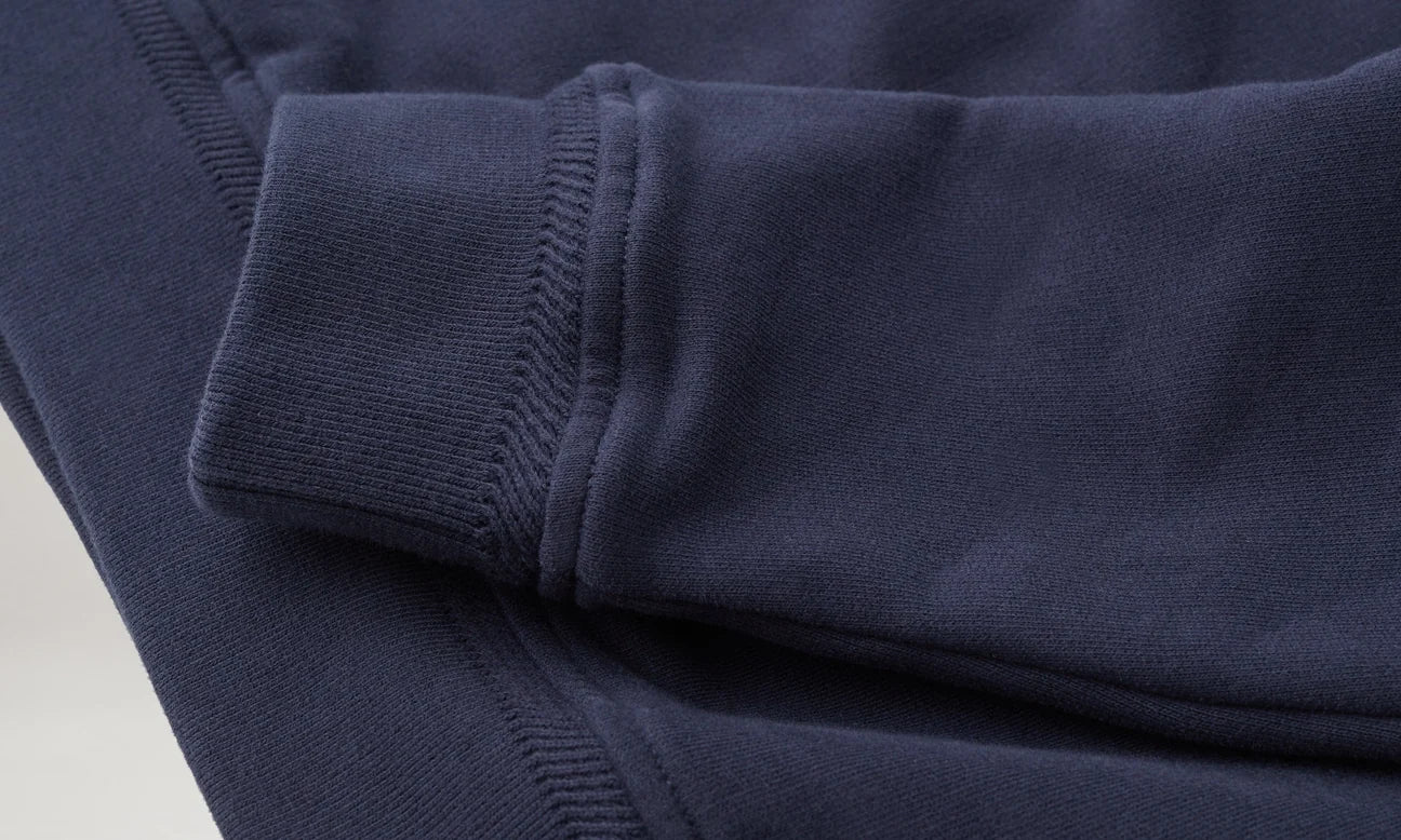 Belstaff Men's Quarter Zip Sweatshirt - Dark Ink - Salt Flats Clothing