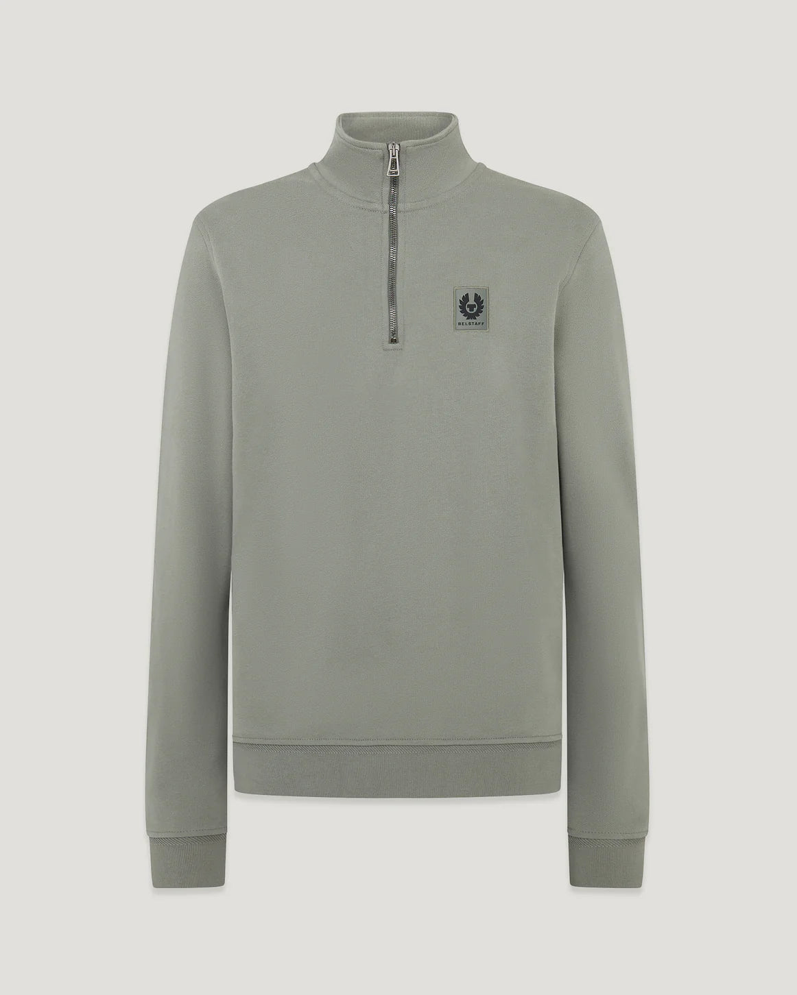 Belstaff Quarter Zip - Sage Green - Salt Flats Clothing