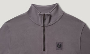 Belstaff Quarter Zip - Tornado Grey - Salt Flats Clothing