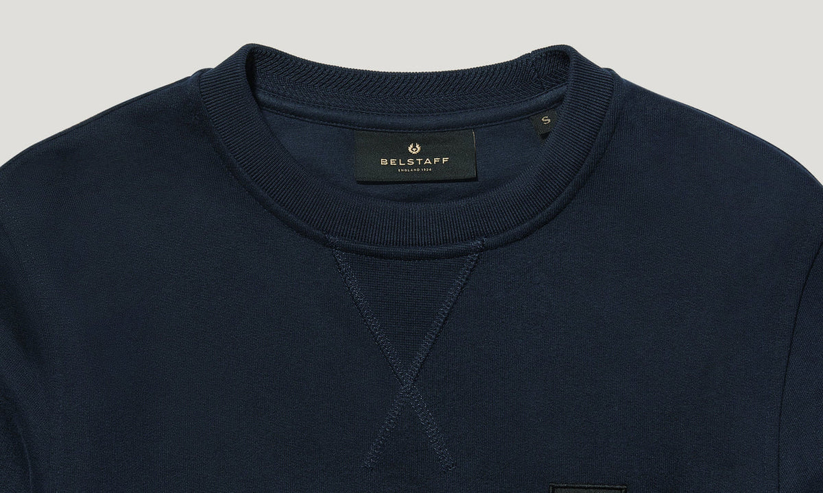 Belstaff Men's Sweatshirt - Dark Ink - Salt Flats Clothing