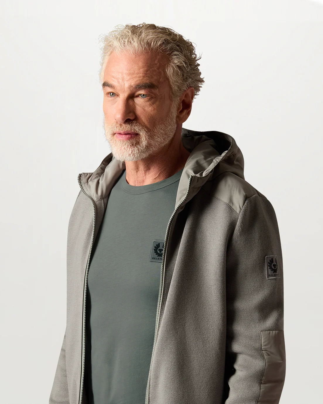 Belstaff Men's T'Shirt - Atlantic Grey - Salt Flats Clothing