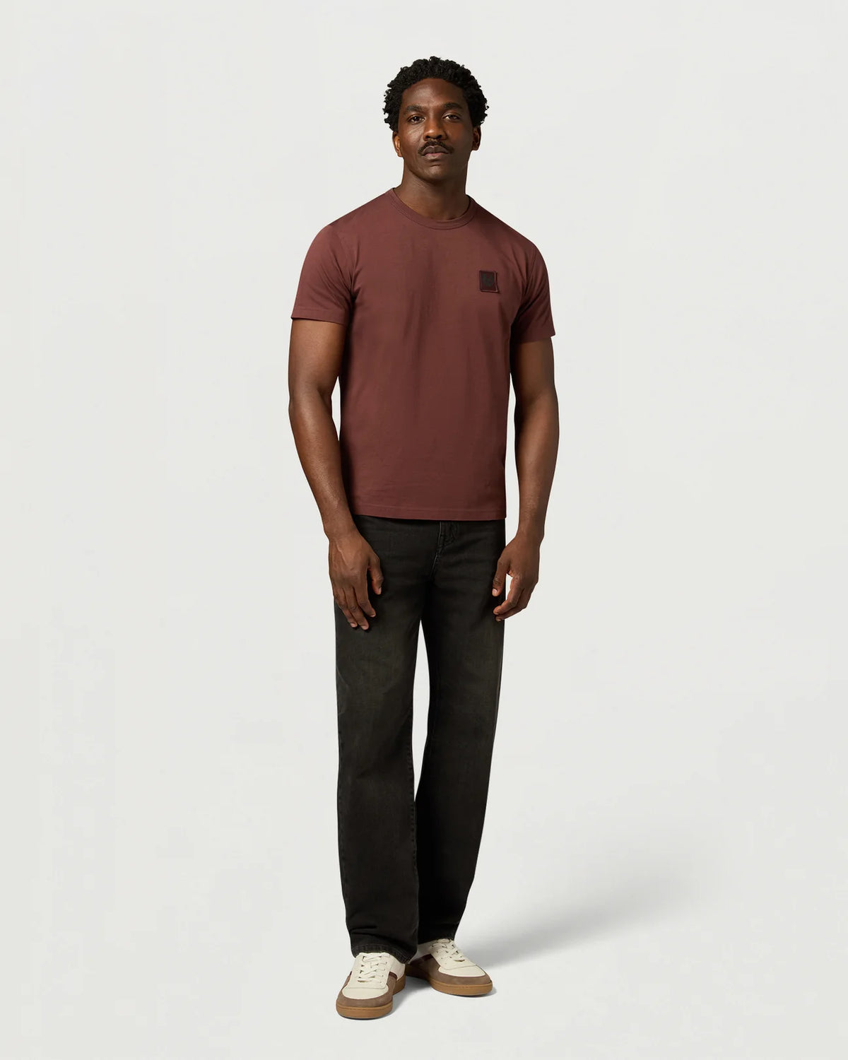 Belstaff Men's T'Shirt - Oxblood - Salt Flats Clothing