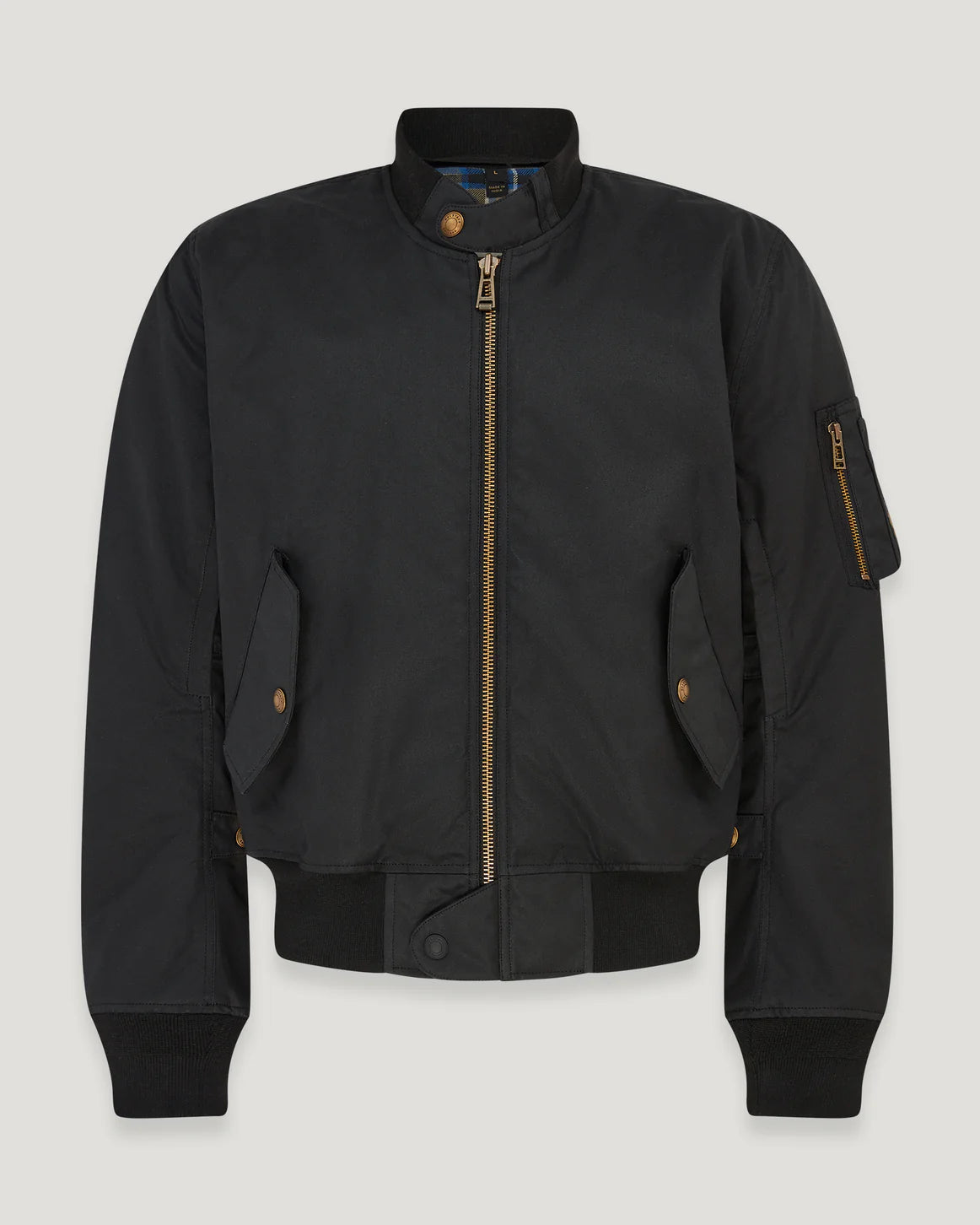 Belstaff Brecon Bomber Men's Ultracore 8oz Jacket - Black - Salt Flats Clothing