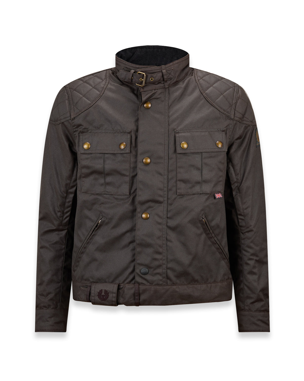 Belstaff Brooklands Men's Waxed Cotton Jacket Ultracore 8oz Mahogany - Salt Flats Clothing