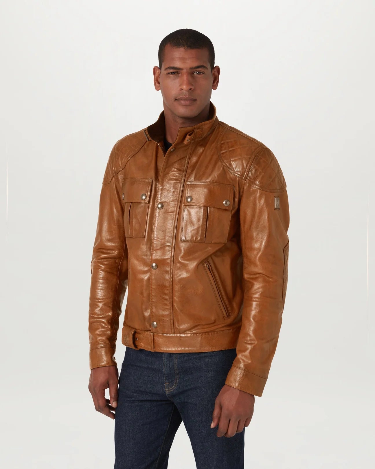 Belstaff Brooklands Men's Jacket Leather - Burnt Cuero - Salt Flats Clothing