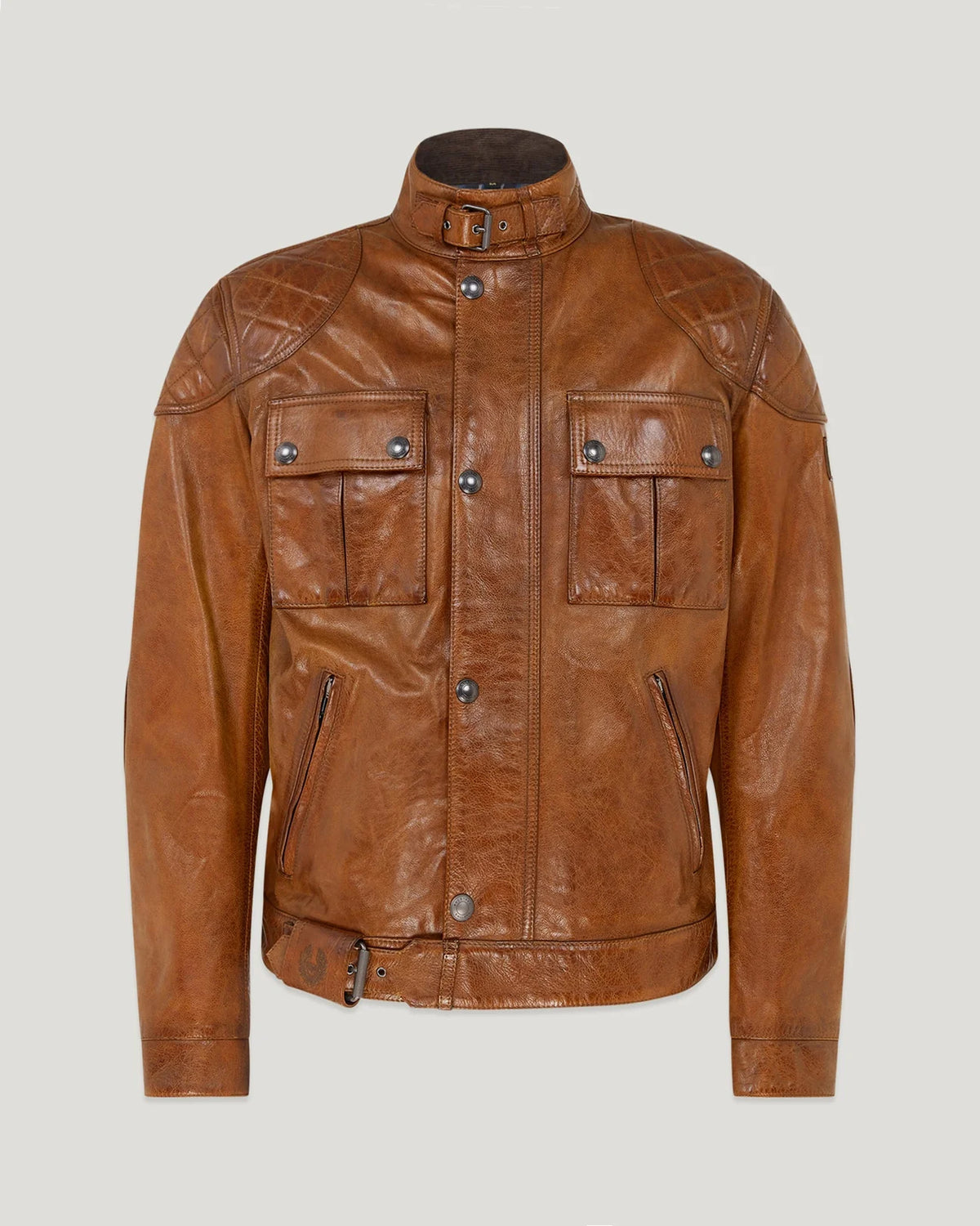 Belstaff Brooklands Men's Jacket Leather - Burnt Cuero - Salt Flats Clothing