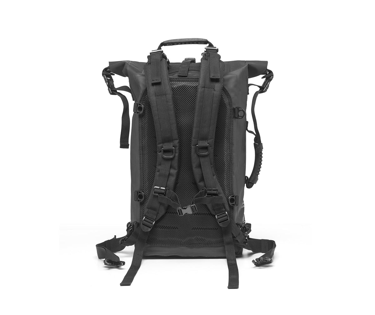 Fuel Motorcycles Expedition Backpack Black/Orange - Salt Flats Clothing