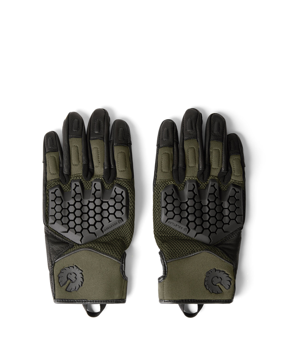 Belstaff Twyford Men's Textile Motorcycle Glove - Olive - Salt Flats Clothing