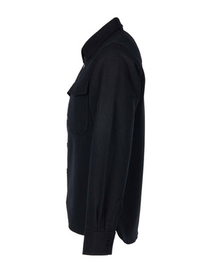 Pike Brothers 1943 CPO Shirt - Black Wool - Salt Flats Clothing