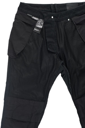 Pando Moto Boss Dyn 01 Slim Men's Jean Cordura - Black - Salt Flats Clothing