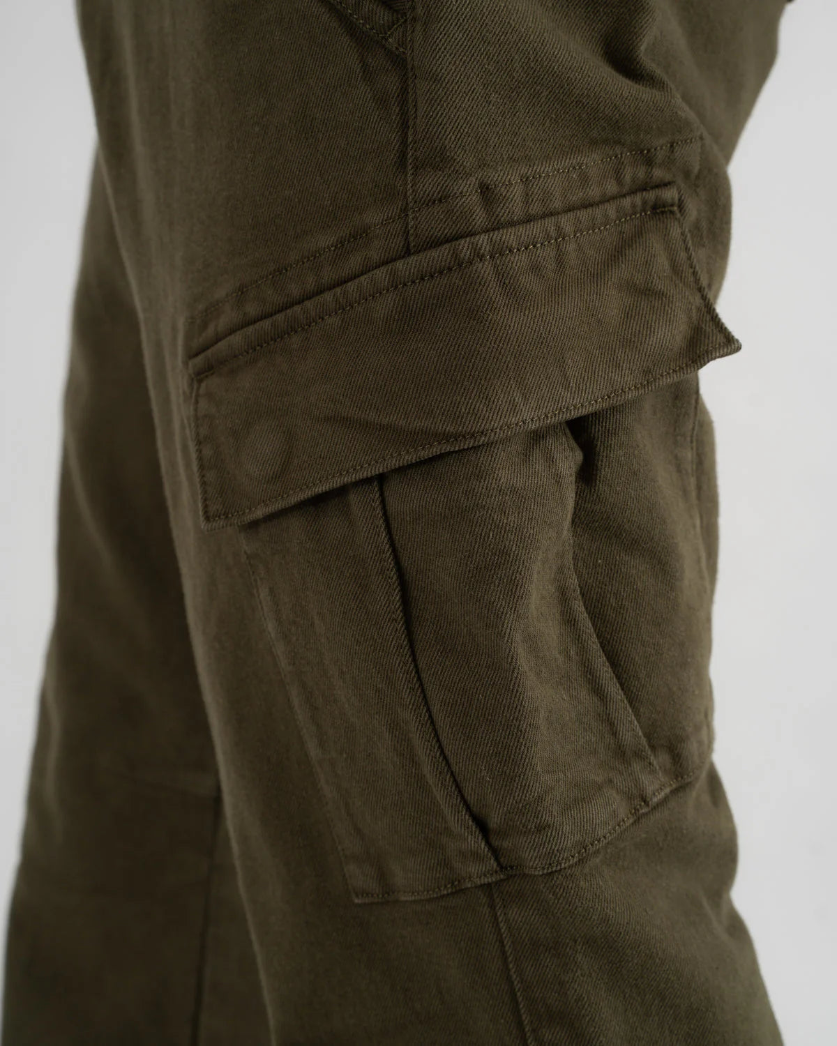 Riding Culture Men's Cargo Motorcycle Trousers - Olive - Salt Flats Clothing