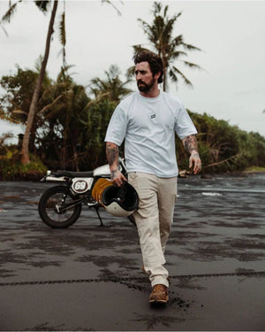 Silk Road Carpenter Men's Trousers - Off-White - Salt Flats Clothing