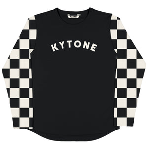 Kytone Checker Raglan T'Shirt - Salt Flats Clothing