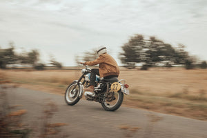 Age of Glory Men's Cockpit Textile Jacket - Caramel - Salt Flats Clothing