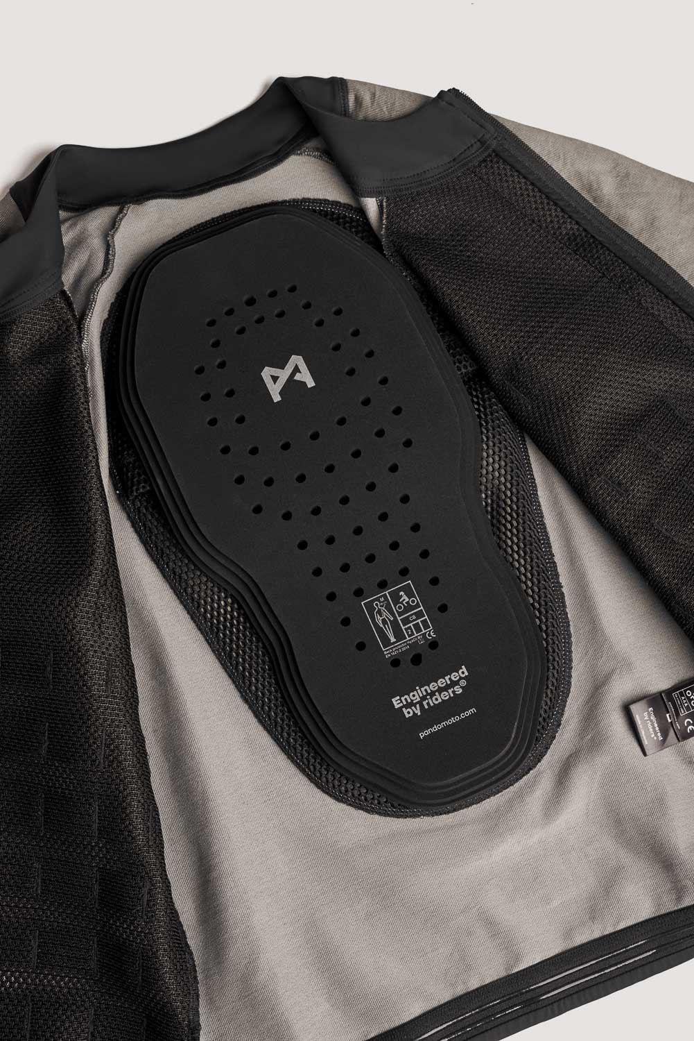 Commando Uh Jackets Pando Moto Commando UH Grey Men's Light-Weight