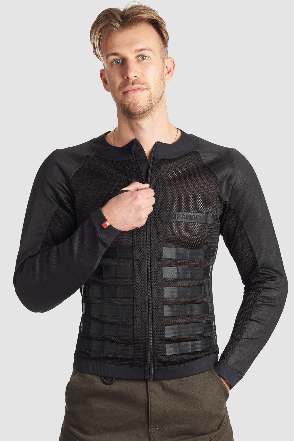 Pando Moto Commando UH Men's  Protetive Under Shirt - Black - Salt Flats Clothing